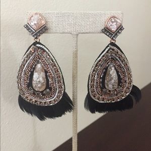 Stella & Dot Constantine feather chandeliers